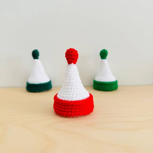 Şapka Işıklı Süs (Kırmızı)