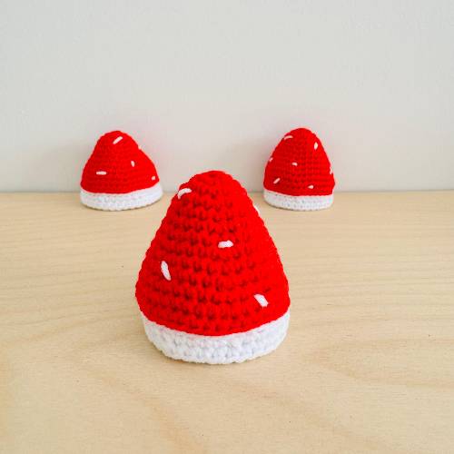 Mantar Işıklı Süs 3'lü Set