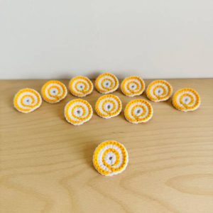 Şeker Broş (Sarı)